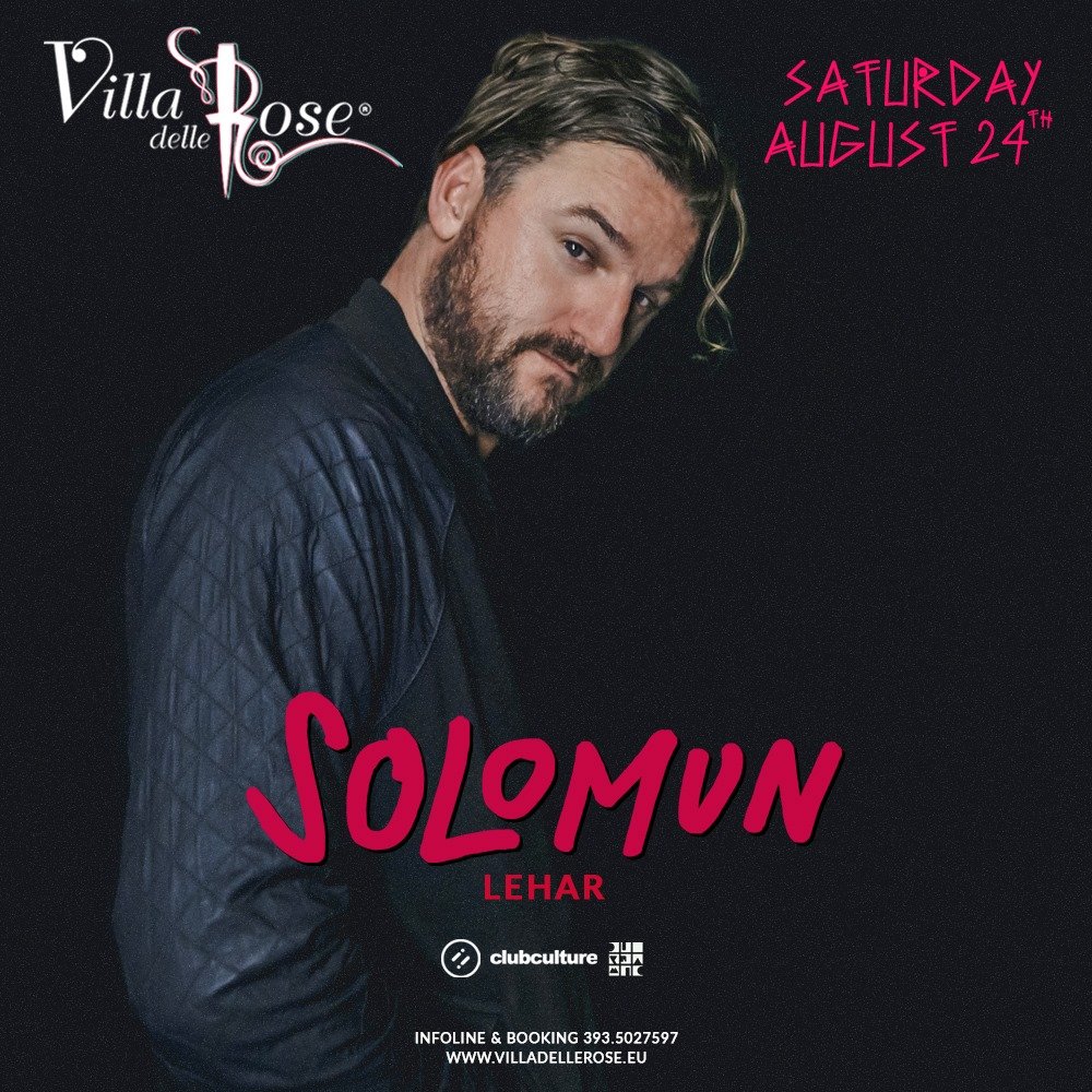 Solomun guest dj discoteca Villa delle Rose