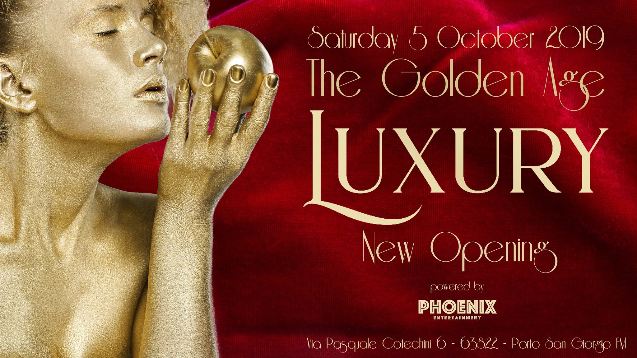 The Golden Age Opening Party Luxury Porto San Giorgio