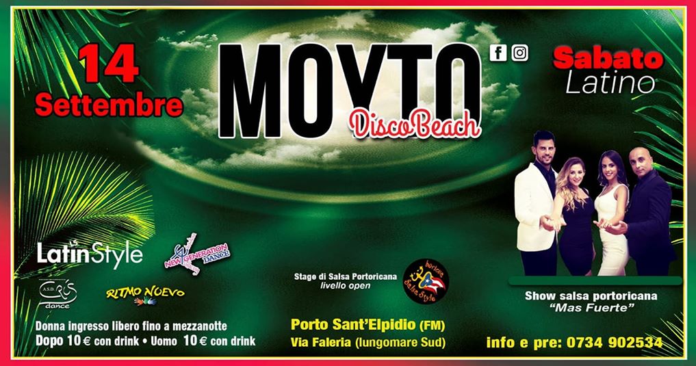 Salsa Style scuola ospite Moyto Disco Beach Porto Sant'Elpidio