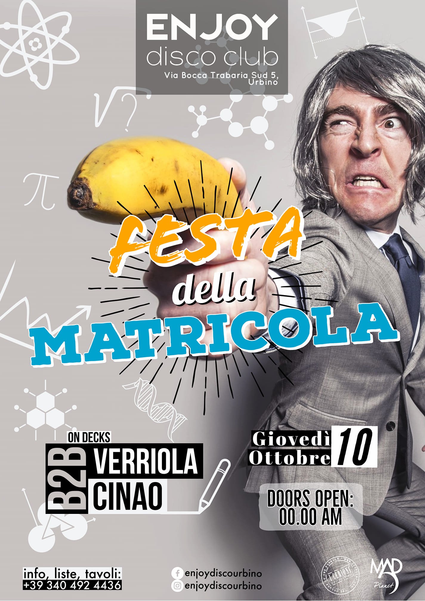 Festa Della Matricola Enjoy Disco Club Urbino