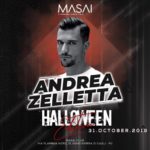 Andrea Zelletta guest Halloween Masai Club Cagli