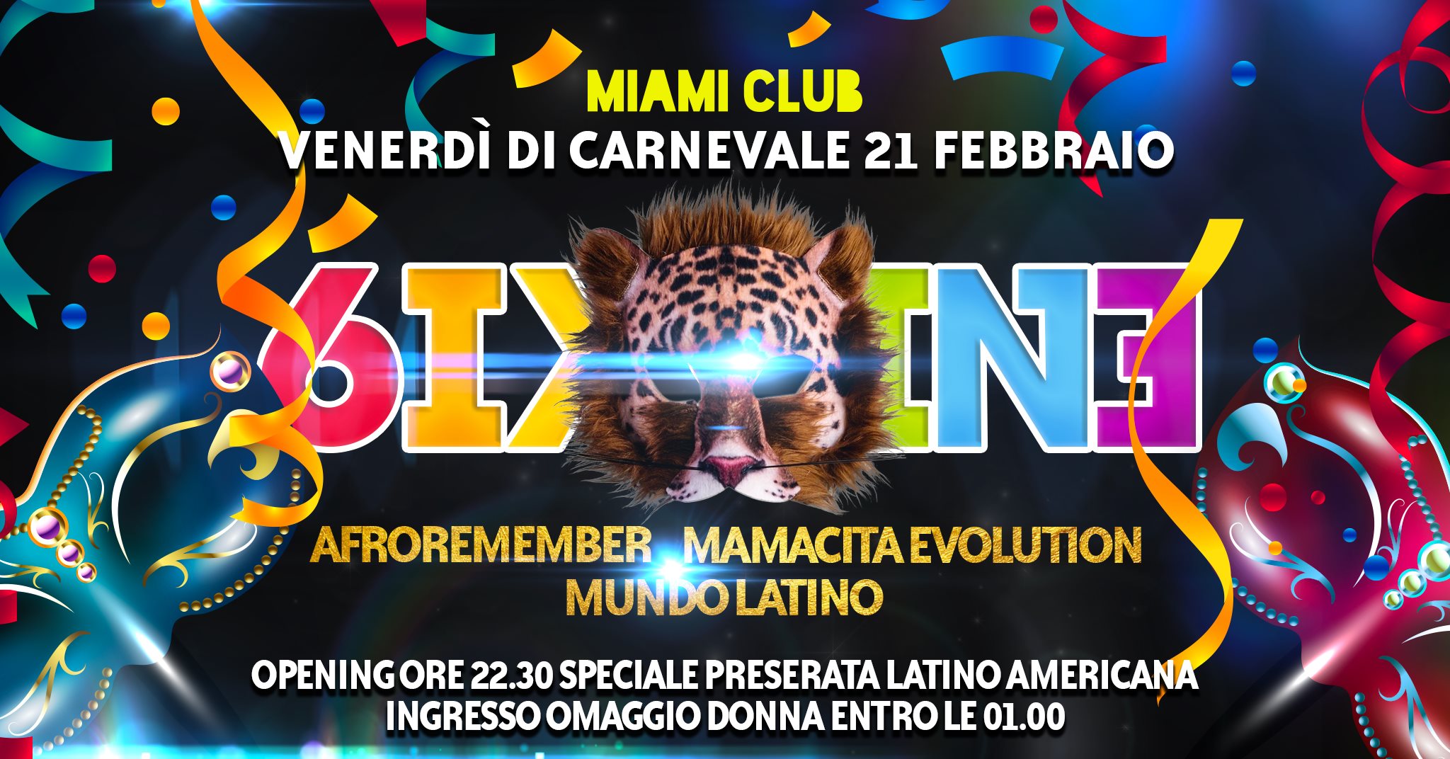 Venerdì di Carnevale al Miami Club di Monsano