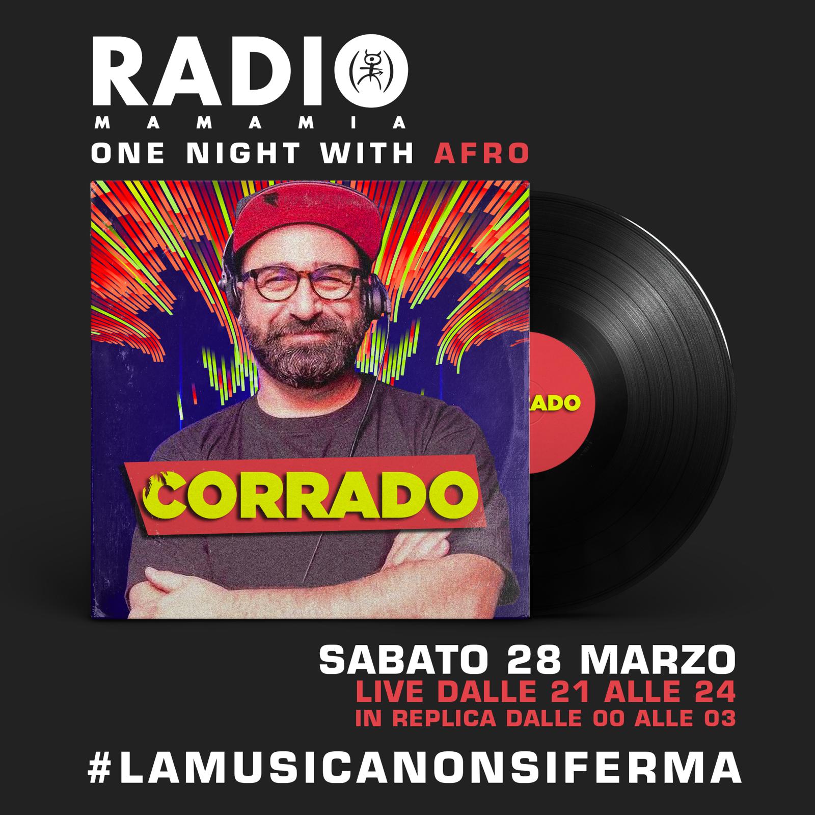 Corrado dj Radio Mamamia