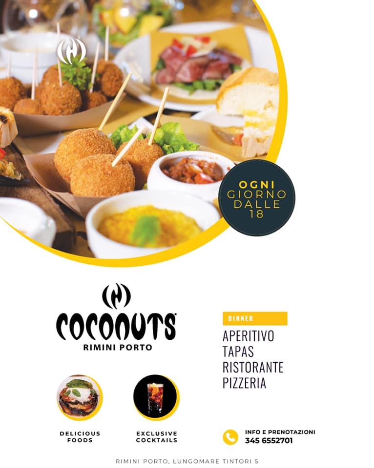 Coconuts Rimini, fine Giugno 2020, aperto tutte le notti