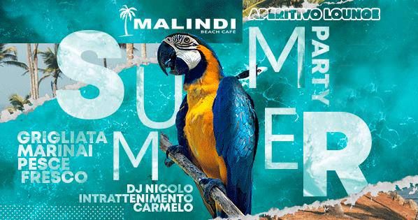 Malindi Beach Cattolica, Summer Lounge party