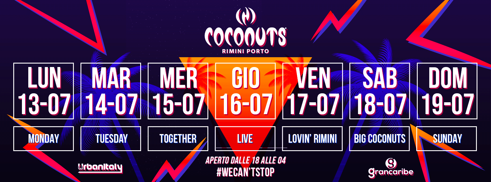 Djs Corrado Alunni e Mauro Catalini alla Discoteca Coconuts di Rimini