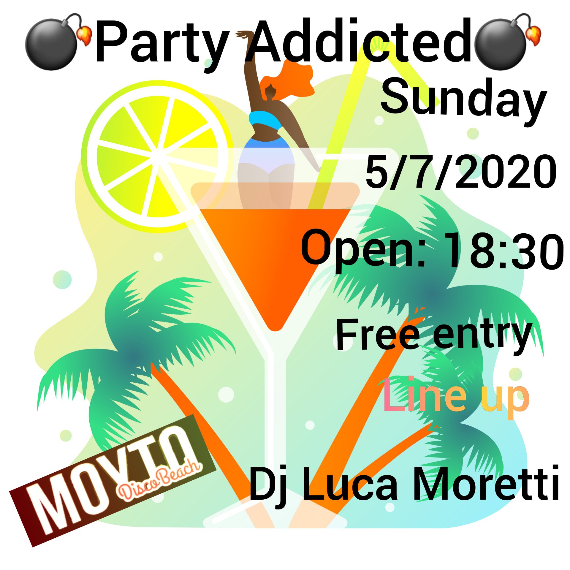 Moyto Disco Beach Porto Sant'Elpidio, party addicted
