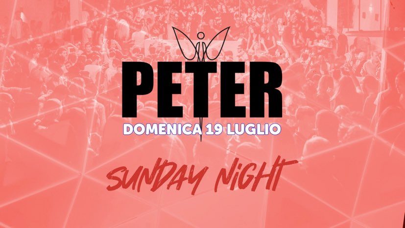 Discoteca Peter Pan Riccione, Sunday Night