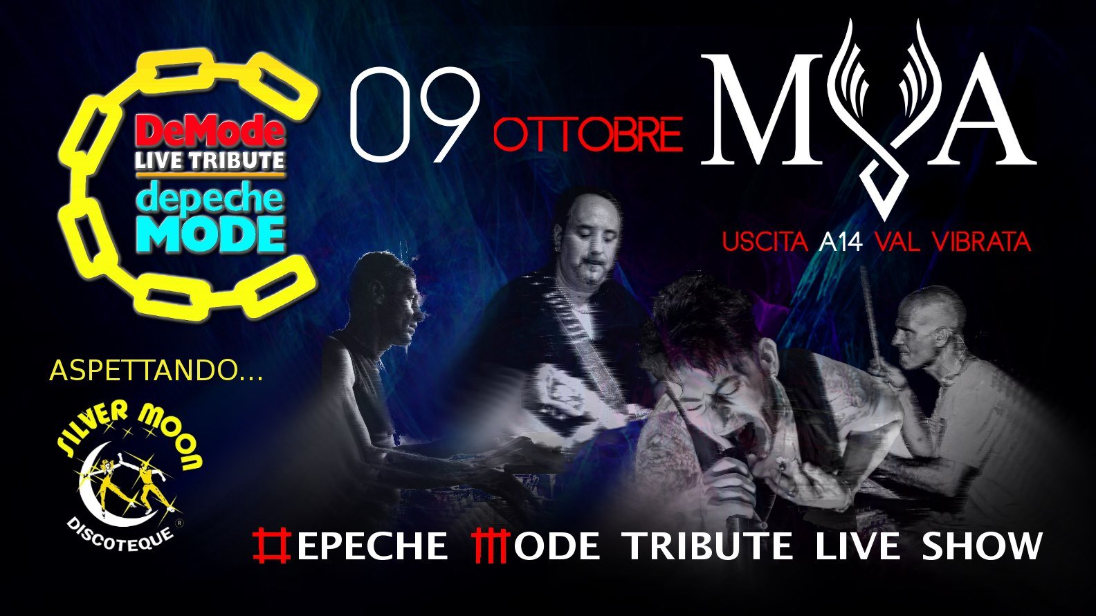 DeMode Depeche Mode Tribute alla discoteca MYA