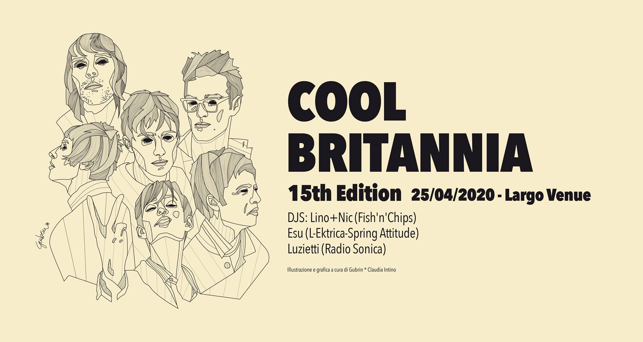Cool Britannia 15, Spring Edition, Largo Venue di Roma