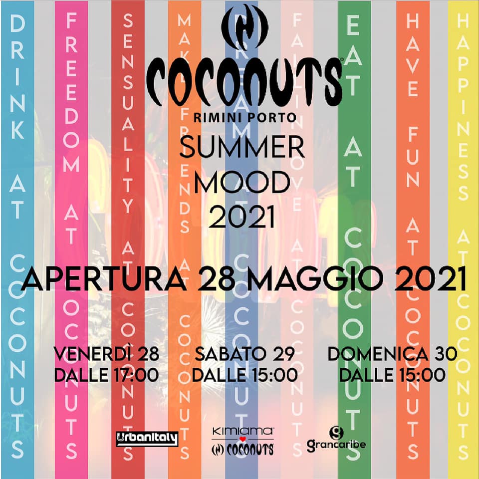 Inaugurazione Estate 2021 Coconuts Rimini