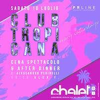Club Tropicana con Alessandro Pedinelli dj allo Chalet Del Mar di Fano