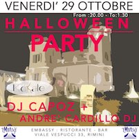 Halloween all'Embassy di Rimini