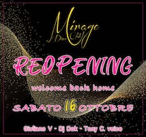 Re Opening Discoteca Mirage Passo San Ginesio