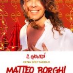 Matteo Borghi cena spettacolo al Ristorante Hops di Civitanova Marche