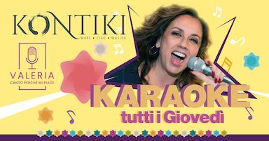 Karaoke con Valeria al Kontiki disco beach di San Benedetto del Tronto