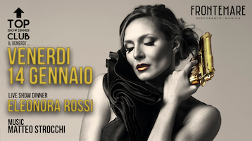 Top Club by Frontemare Rimini, live show dinner Eleonora Rossi
