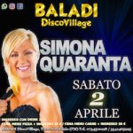 Simona Quaranta alla Discoteca e Dancing Baladì di Torre San Patrizio