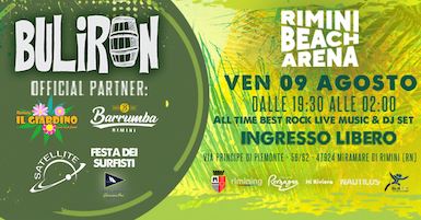 Buliron Rock Party alla Rimini Beach Arena