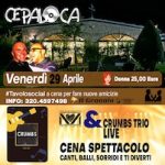 Crumbs Trio live al Ristorante La Cipolla D’Oro di Porto Potenza Picena