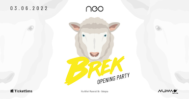 Brek Opening Party al Neo club di Bologna co Numa