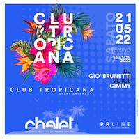 Club Tropicana Opening Party 2022 allo Chalet del Mar di Fano