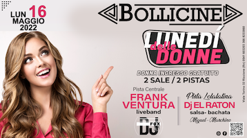 Discoteca Bollicine Riccione, Frank Ventura live band