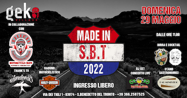 Made in SBT 2022 alla Discoteca Geko di San Benedetto del Tronto