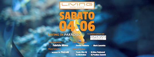 Paradiso official djs reunion alla Discoteca Living di Misano Adriatico