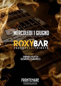 Ristorante e Discoteca Frontemare di Rimini, Roxy Bar live band