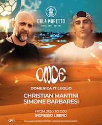 Cala Maretto Civitanova Marche, guest dj Cristian Mantini