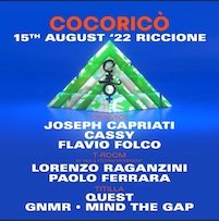 Ferragosto con Joseph Capriati alla Discoteca Cocoricò di Riccione