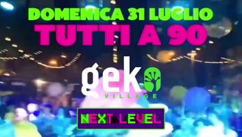 Opening Party Tutti a 90 al Geko di San Benedetto