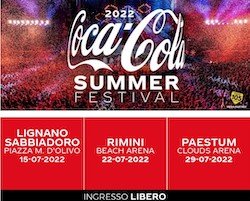 Coca Cola Summer Festival alla Rimini Beach Arena