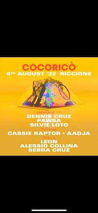 Discoteca Cocoricò Riccione, dj Dennis Cruz, Pawsa e Silvie Loto