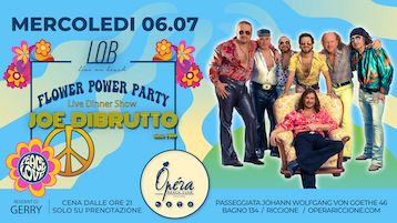 Flower Power Party all’Operà beach club di Riccione