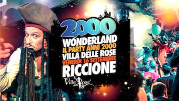 2000 Wonderland alla Discoteca Villa delle Rose di Riccione