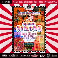 Op:um Circus alla Discoteca Geko di San Benedetto del Tronto