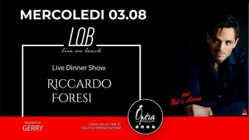 Riccardo Foresi Live all'Operà Beach Club di Riccione