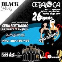 Black Party al Ristorante La Cipolla DOro di Porto Potenza