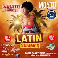 Latin Summer al Moyto disco beach di Porto Sant'Elpidio