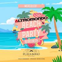 Playa Boho Riccione, Altromondo beach party post ferragosto