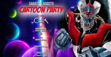 Ristorante e Discoteca Frontemare di Rimini, Cartoon Party
