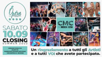 Closing summer 2022 all'Operà beach club di Riccione