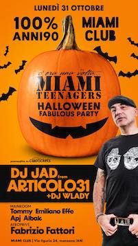 Halloween anni 90 con dj Jad from Articolo31 al Miami Club di Monsano