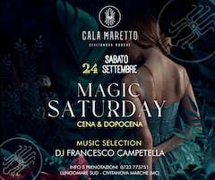 Magic Saturday dj Francesco Campetella al Calamaretto di Civitanova Marche