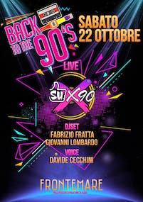 Back to the 90 al Ristorante e Discoteca Frontemare di Rimini