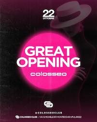 Great Opening Discoteca Colosseo