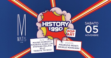 History 90 alla Discoteca Matis Bologna