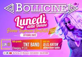 Live TNT Band alla Discoteca Bollicine di Riccione